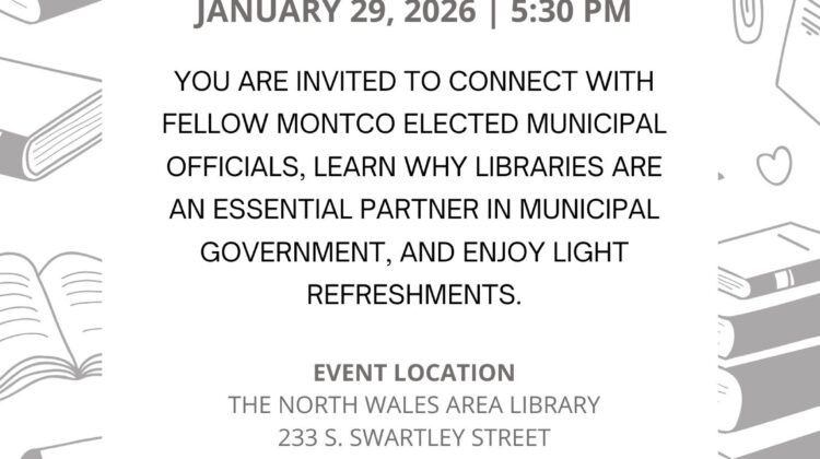 Flyer for the Municipal Mixer at North Wales Area Library